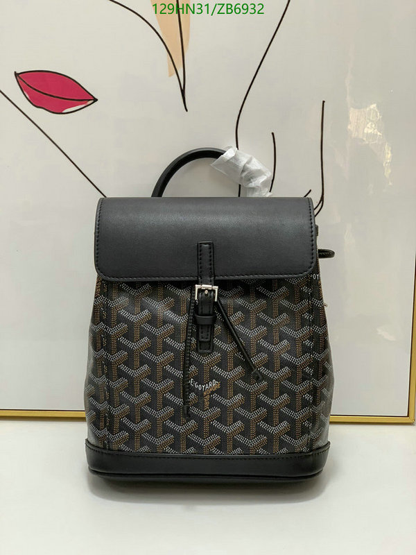 Goyard Bag-(4A)-Backpack-,Code: ZB6932,$: 129USD