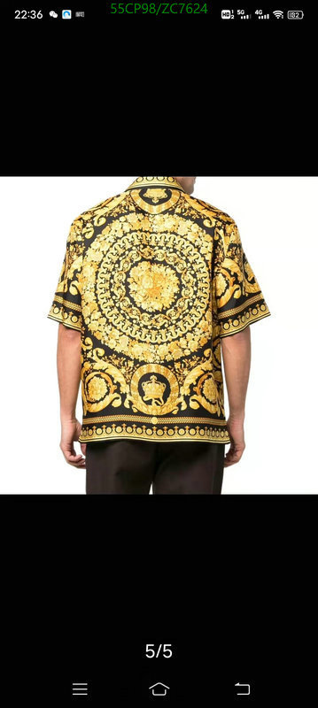 Clothing-Versace, Code: ZC7624,$: 55USD