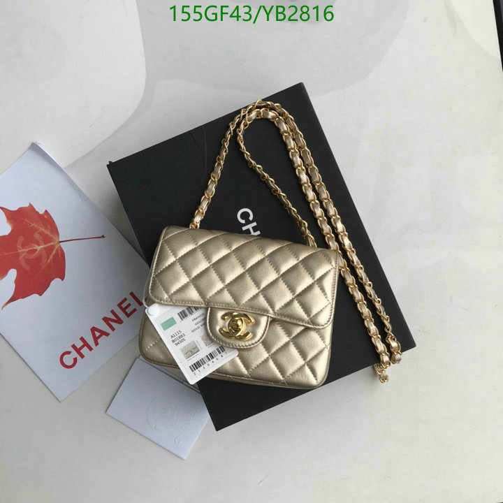 Chanel Bags -(Mirror)-Diagonal-,Code: YB2816,$: 155USD