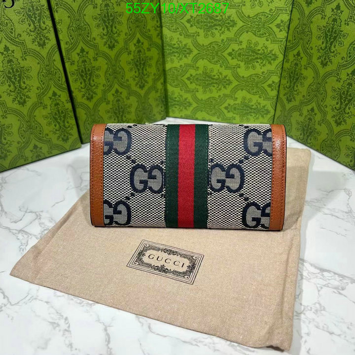 Gucci Bag-(4A)-Wallet-,Code: XT2687,$: 55USD