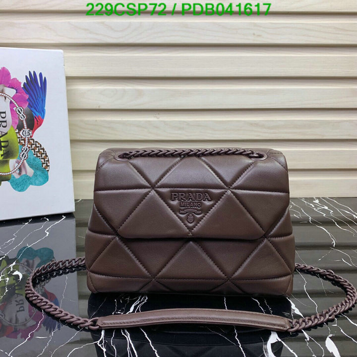 Prada Bag-(Mirror)-Diagonal-,Code: PDB041617,$: 229USD