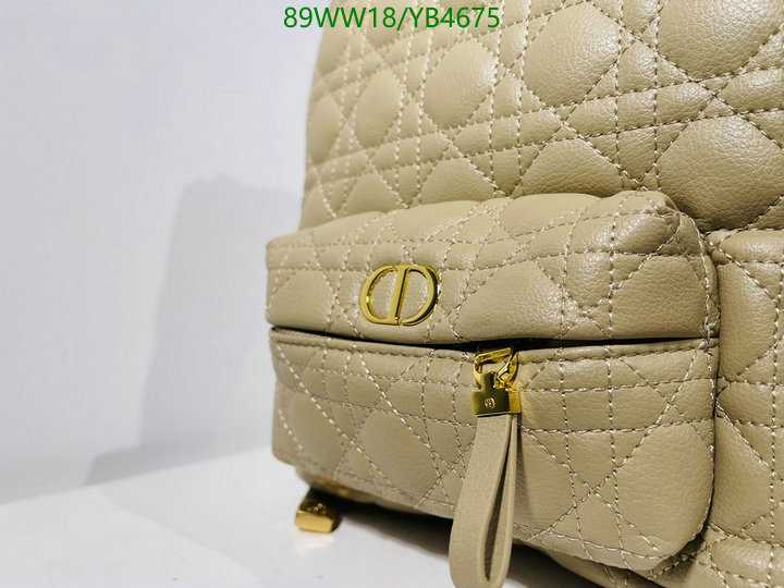 Dior Bags-(4A)-Backpack,Code: YB4675,$: 89USD