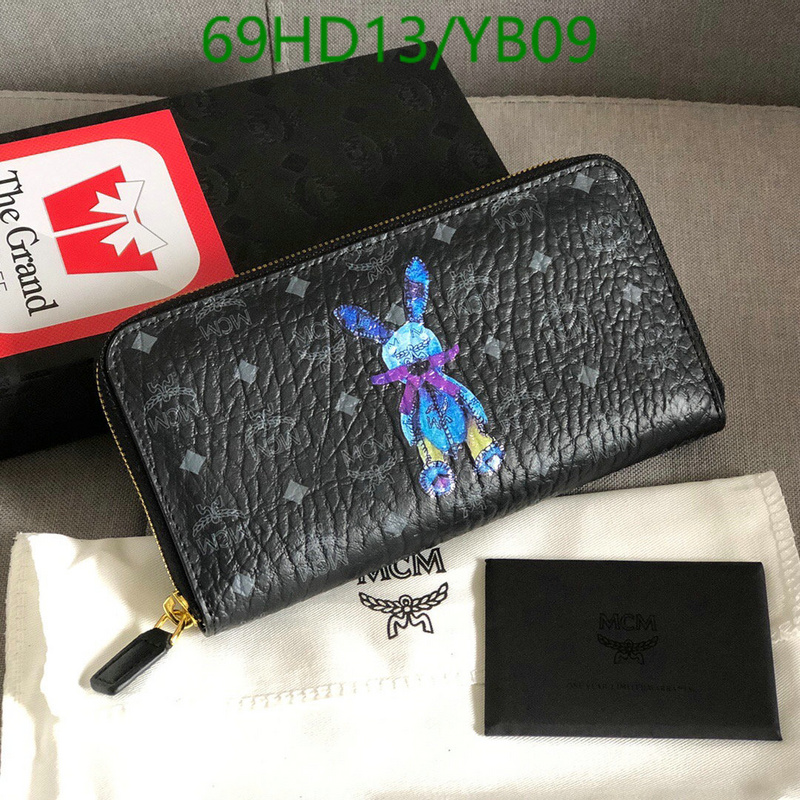 MCM Bag-(Mirror)-Wallet-,Code: YB09,$: 69USD