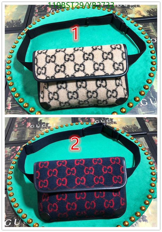 Gucci Bag-(Mirror)-Diagonal-,Code: YB2733,$: 119USD