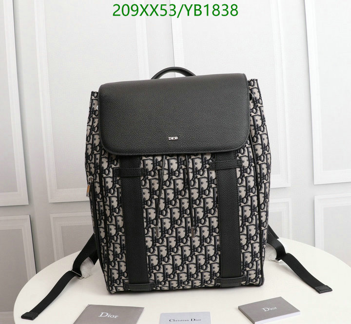 Dior Bags -(Mirror)-Backpack-,Code: YB1838,$: 209USD