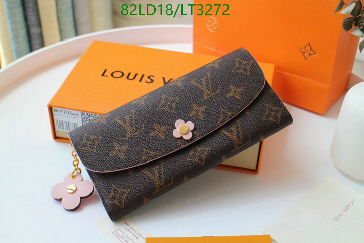 LV Bags-(Mirror)-Wallet-,Code: LT3272,$: 82USD