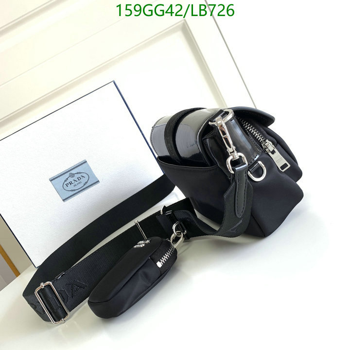 Prada Bag-(Mirror)-Diagonal-,Code: LB726,$: 159USD