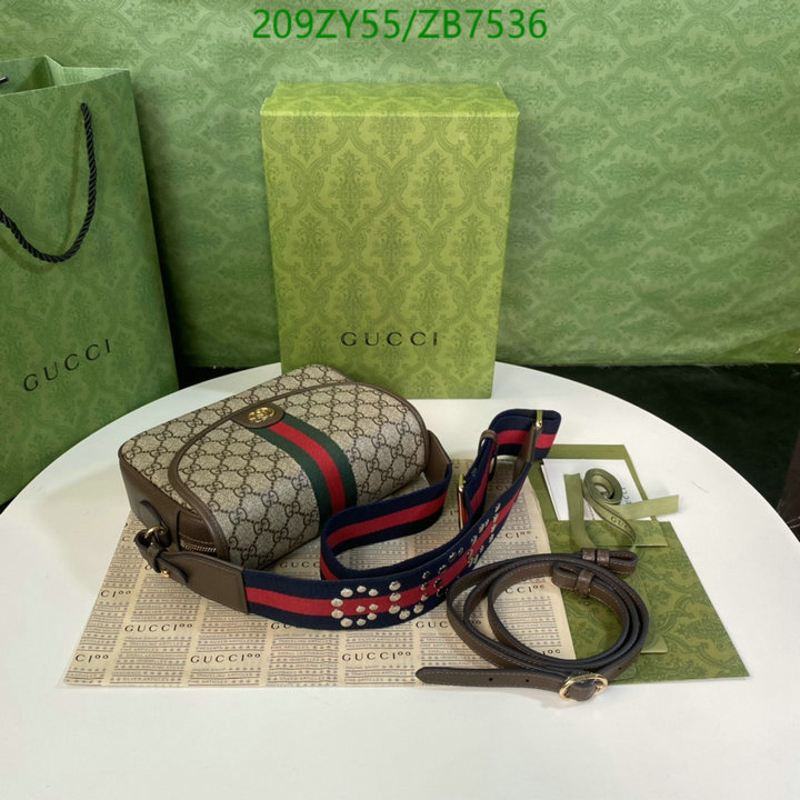 Gucci Bag-(Mirror)-Ophidia,Code: ZB7536,$: 209USD