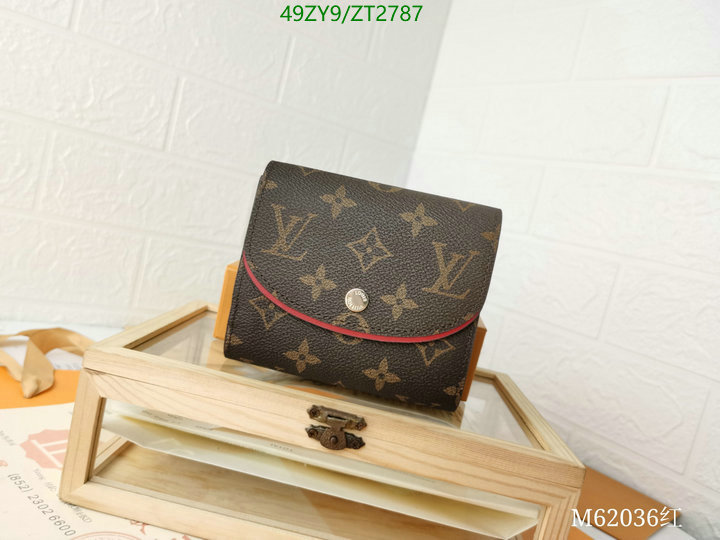 LV Bags-(4A)-Wallet-,Code: ZT2787,$: 49USD