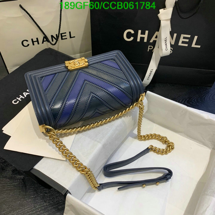 Chanel Bags -(Mirror)-Le Boy,Code: CCB061787,$: 189USD