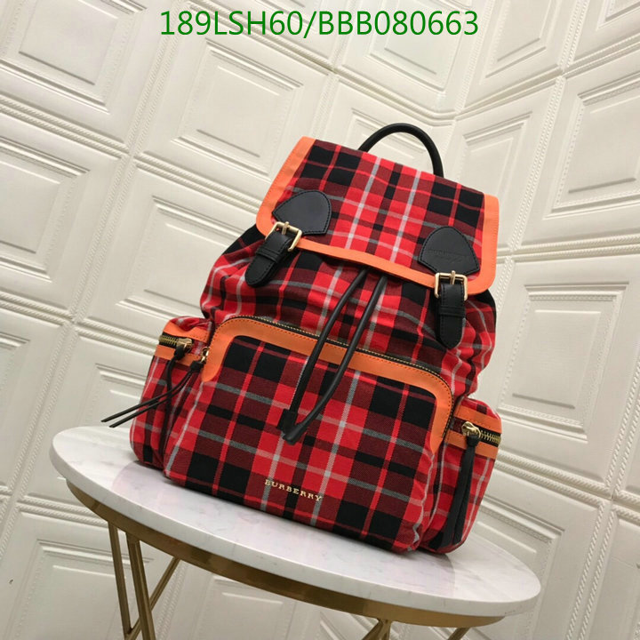 Burberry Bag-(Mirror)-Backpack-,Code: BBB080663,$:189USD