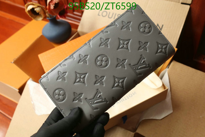 LV Bags-(Mirror)-Wallet-,Code: ZT6599,$: 95USD