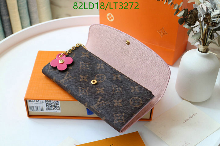 LV Bags-(Mirror)-Wallet-,Code: LT3272,$: 82USD