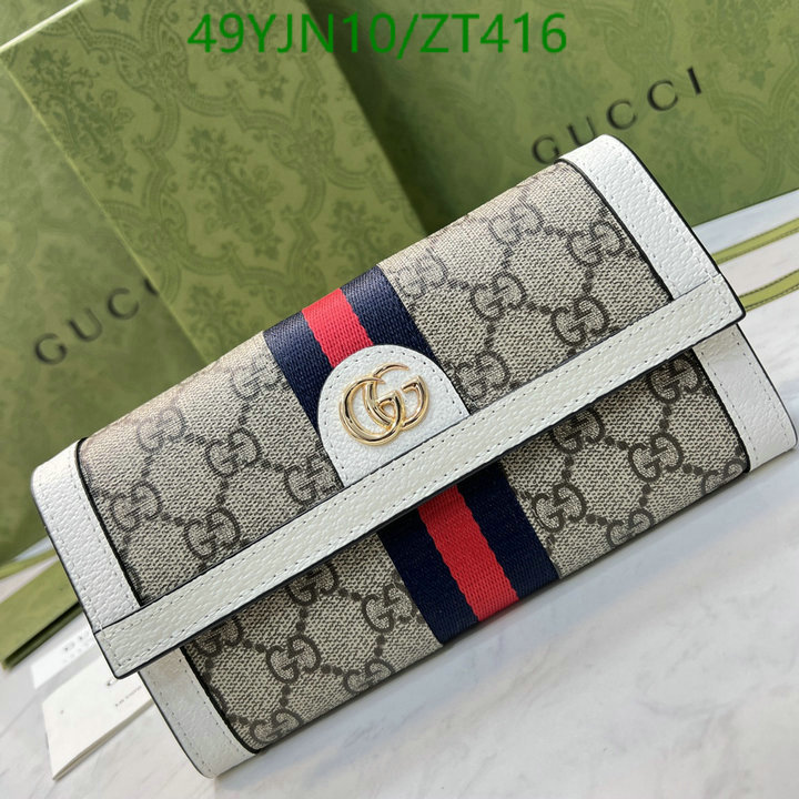 Gucci Bag-(4A)-Wallet-,Code: ZT416,$: 49USD