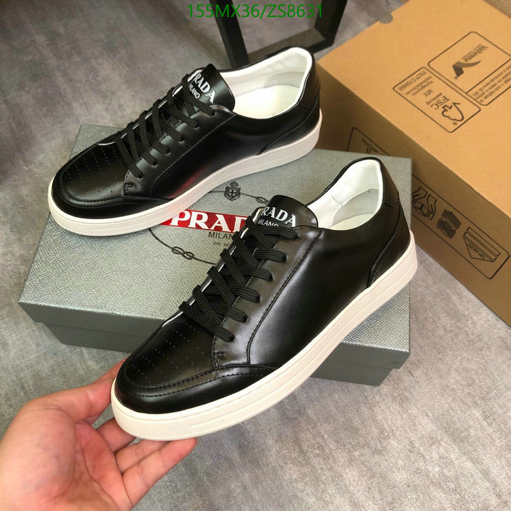 Men shoes-Prada, Code: ZS8631,$: 155USD