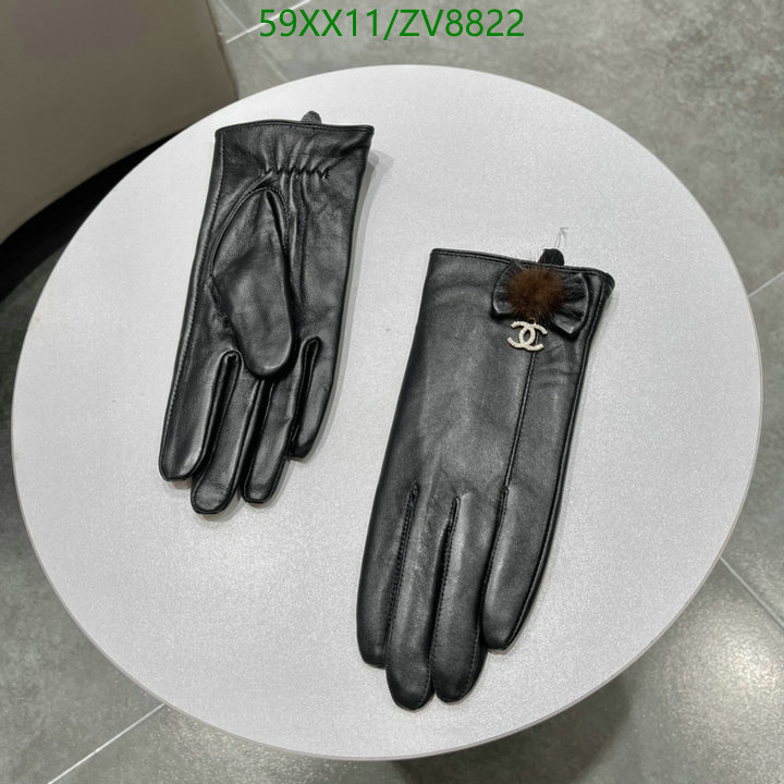 Gloves-Chanel, Code: ZV8822,$: 59USD