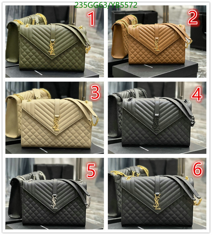 YSL Bag-(Mirror)-Envelope Series,Code: YB5572,$: 235USD