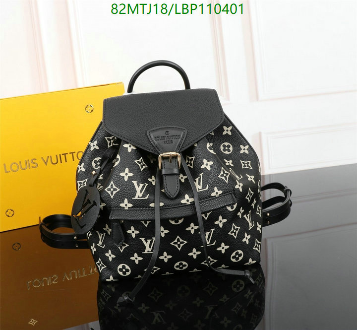 LV Bags-(4A)-Backpack-,Code: LBP110401,$: 82USD