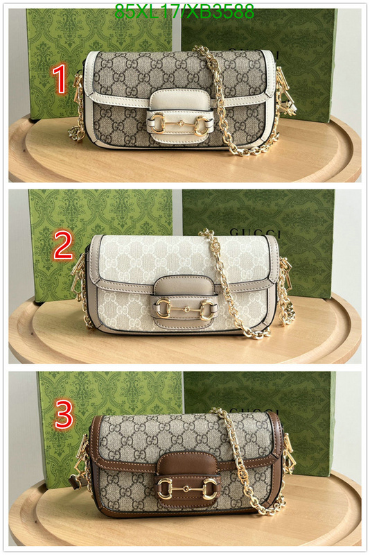 Gucci Bag-(4A)-Horsebit-,Code: XB3588,$: 85USD