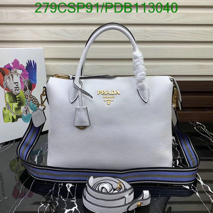 Prada Bag-(Mirror)-Handbag-,Code: PDB113040,