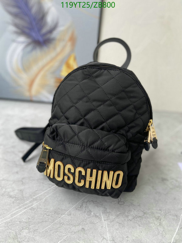 Moschino Bag-(Mirror)-Backpack-,Code: ZB800,