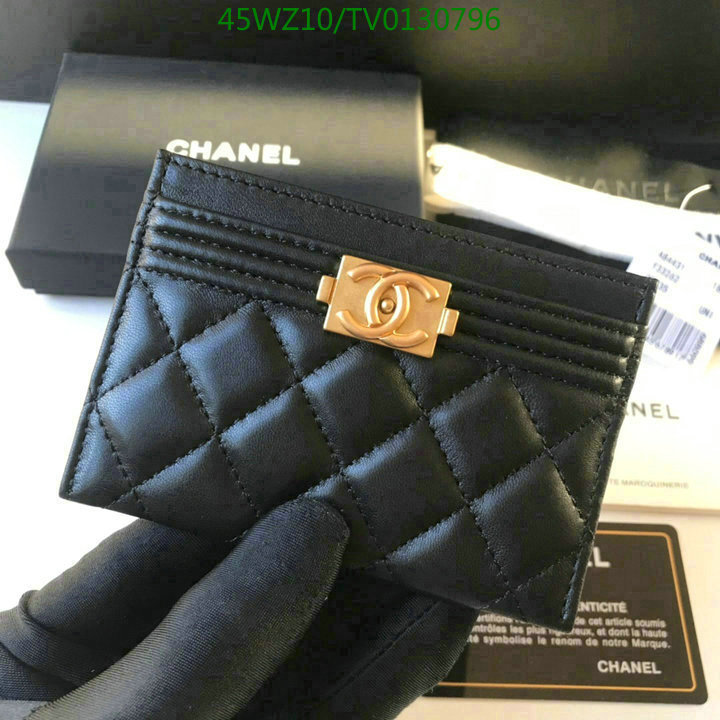 Chanel Bags ( 4A )-Wallet-,Code: TV0130796,$: 45USD