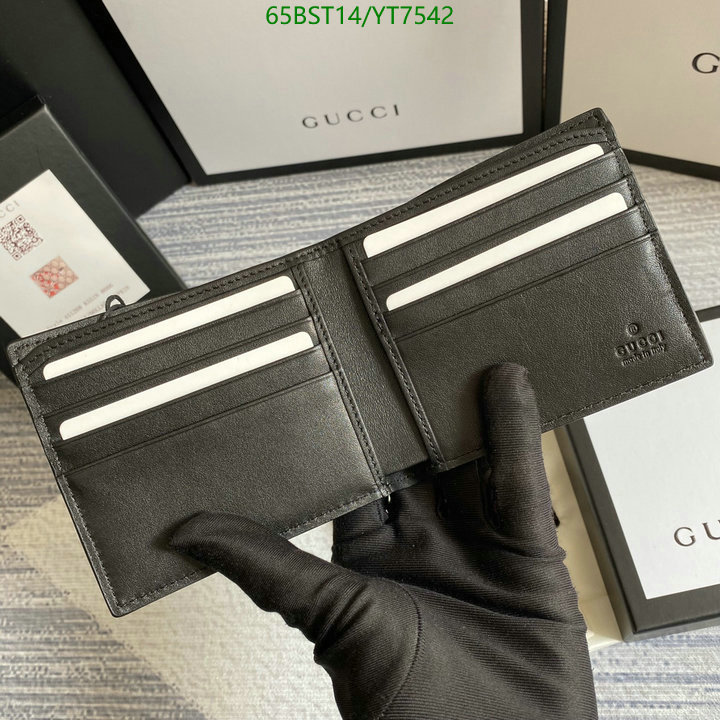 Gucci Bag-(Mirror)-Wallet-,Code: YT7542,$: 65USD