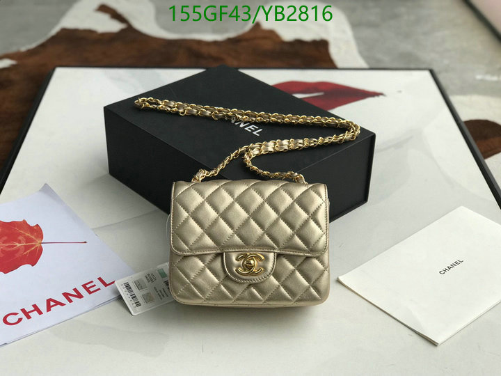 Chanel Bags -(Mirror)-Diagonal-,Code: YB2816,$: 155USD