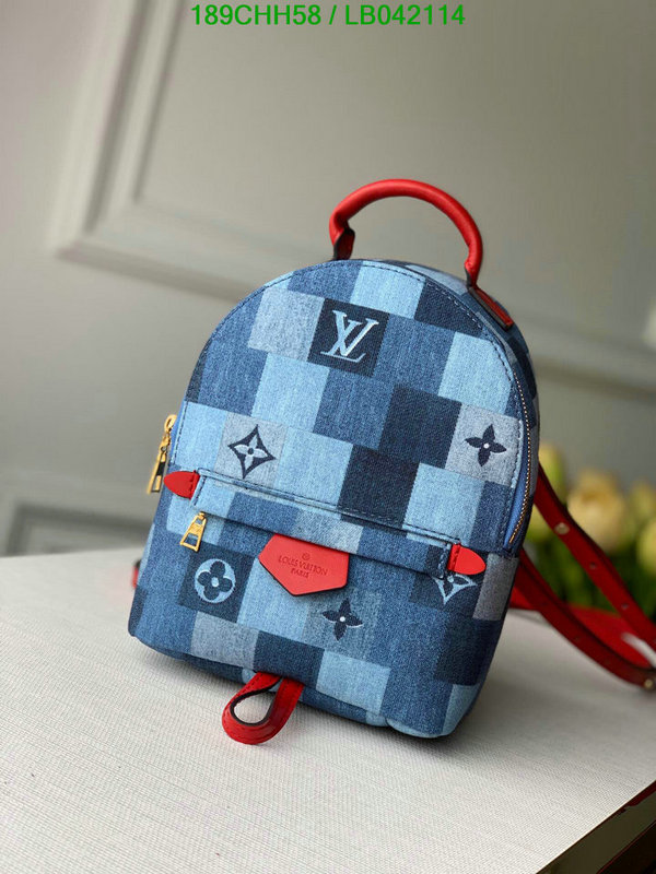 LV Bags-(Mirror)-Backpack-,Code: LB042114,$: 189USD