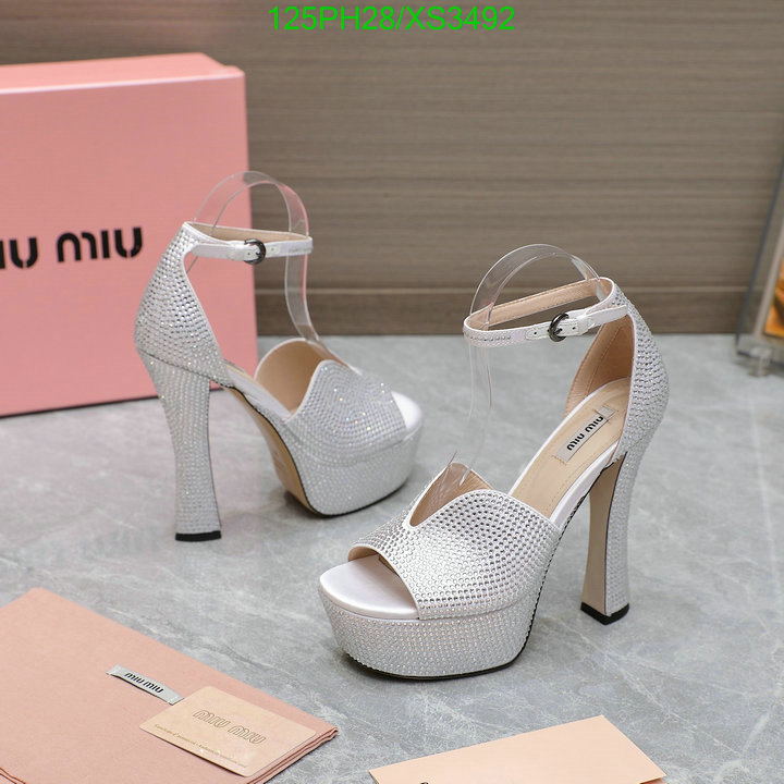 Women Shoes-Miu Miu, Code: XS3492,$: 125USD