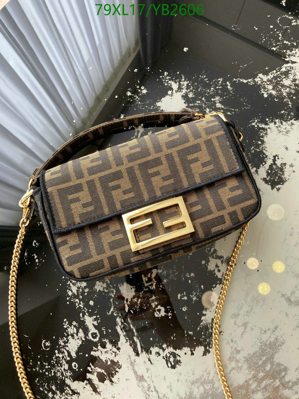 Fendi Bag-(4A)-Baguette-,Code: YB2606,$: 79USD