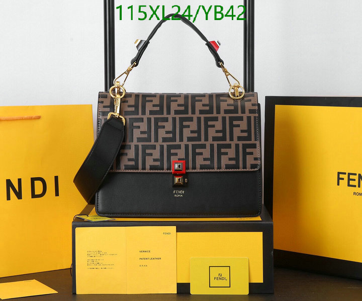 Fendi Bag-(4A)-Diagonal-,Code: YB42,$: 115USD