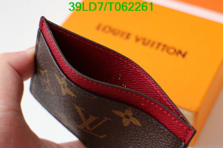 LV Bags-(Mirror)-Wallet-,Code: T062261,$: 39USD