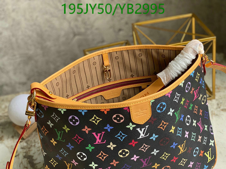 LV Bags-(Mirror)-Neverfull-,Code: YB2995,$: 195USD