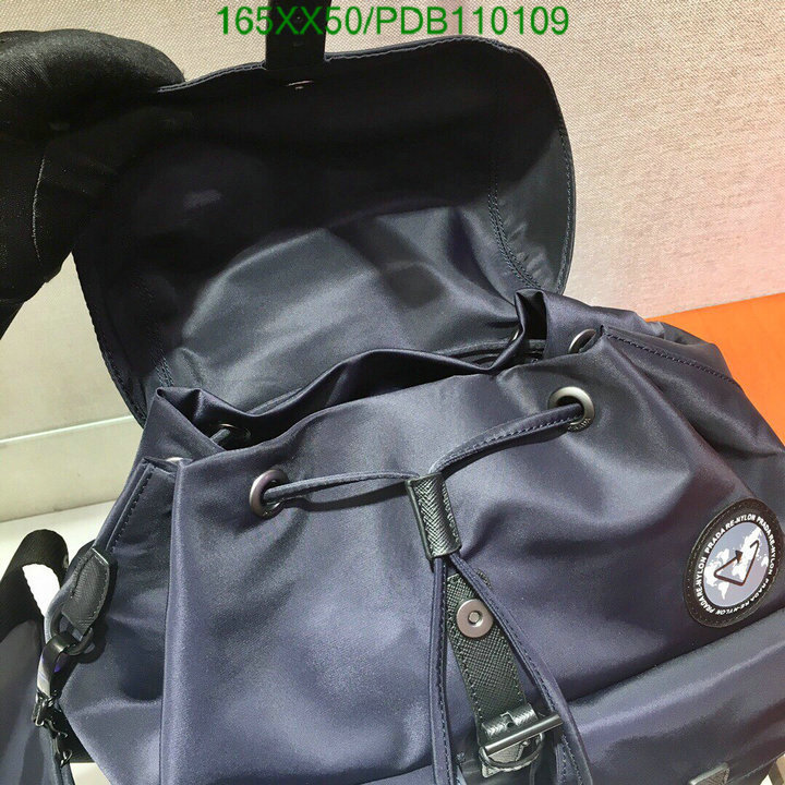 Prada Bag-(Mirror)-Backpack-,Code: PDB110109,$:165USD