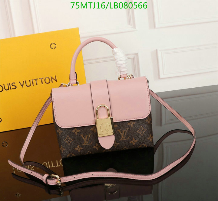 LV Bags-(4A)-Handbag Collection-,Code: LB080566,$: 75USD