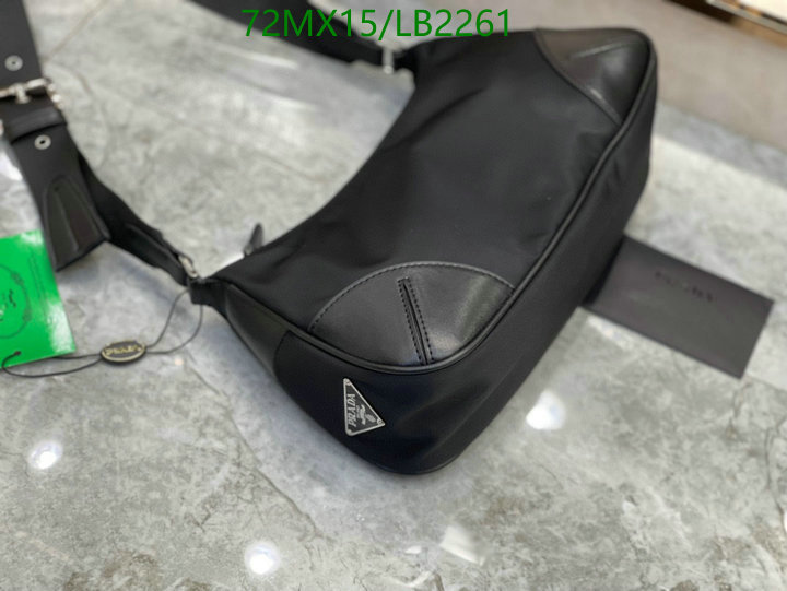 Prada Bag-(4A)-Diagonal-,Code: LB2261,$: 72USD