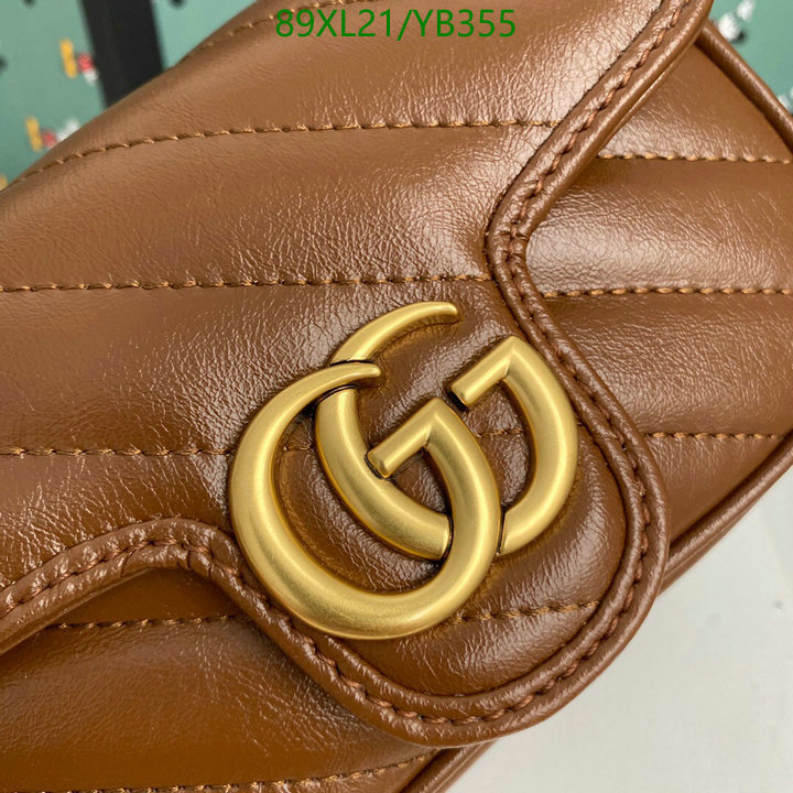 Gucci Bag-(4A)-Marmont,Code: YB355,$: 89USD