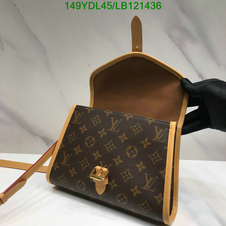 LV Bags-(Mirror)-Handbag-,Code: LB121436,$: 169USD