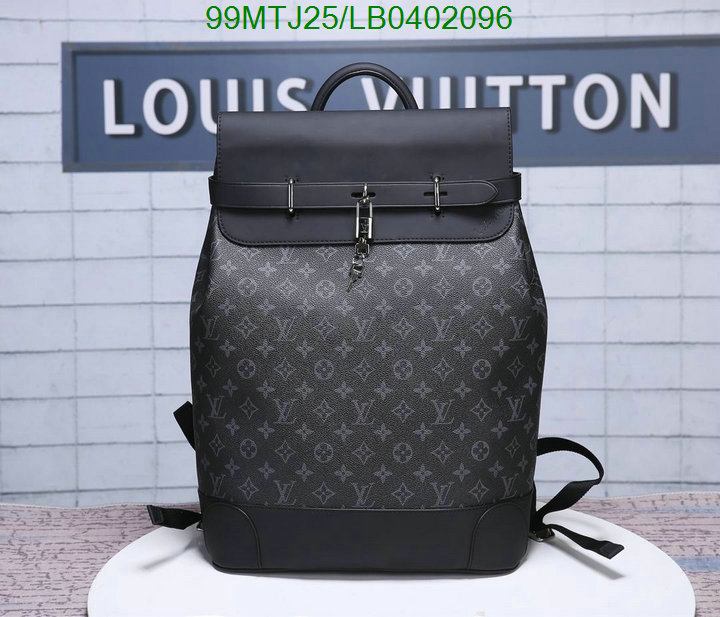 LV Bags-(4A)-Backpack-,Code: LB040296,$:99USD