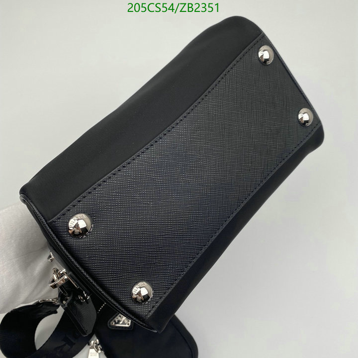 Prada Bag-(Mirror)-Diagonal-,Code: ZB2351,$: 205USD