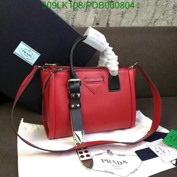 Prada Bag-(Mirror)-Handbag-,Code: PDB060804,$: 309USD
