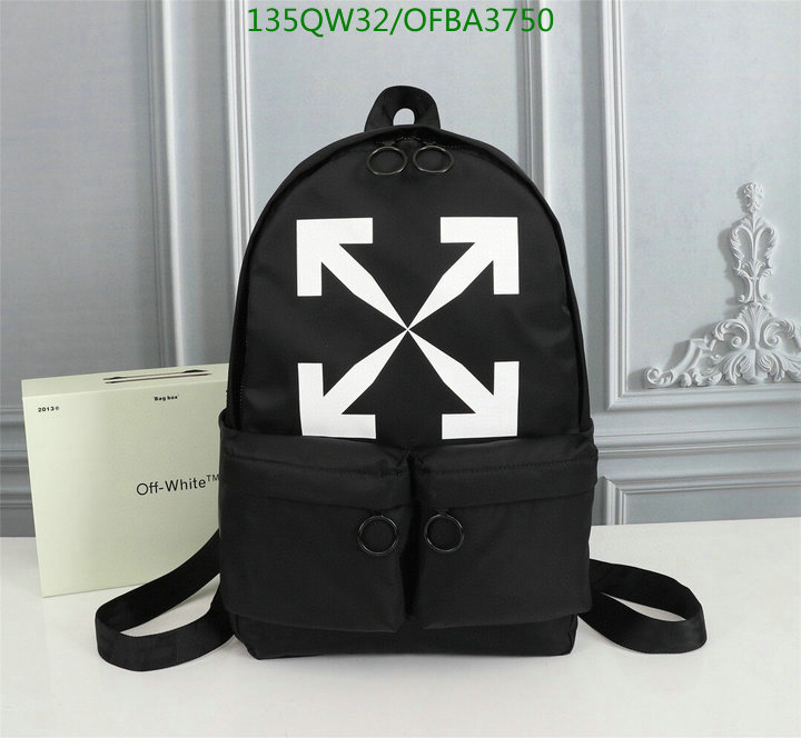 Off-White Bag-(Mirror)-Backpack-,Code: OFBA3750,$: 135USD