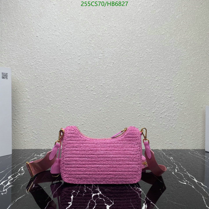 Prada Bag-(Mirror)-Re-Edition 2005,Code: HB6827,$: 255USD