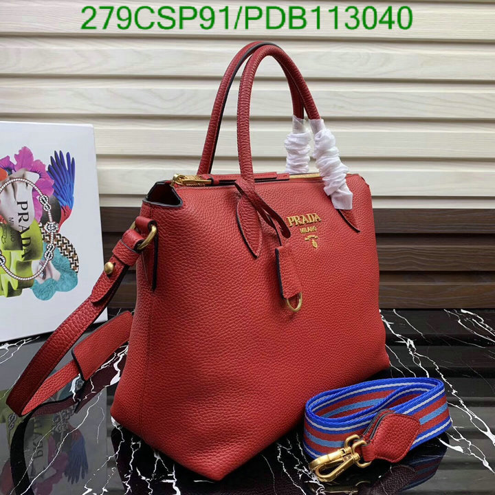 Prada Bag-(Mirror)-Handbag-,Code: PDB113040,