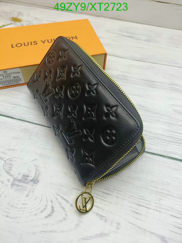 LV Bags-(4A)-Wallet-,Code: XT2723,$: 49USD