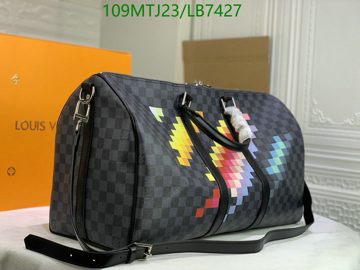 LV Bags-(4A)-Keepall BandouliRe 45-50-,Code: LB7427,$: 109USD