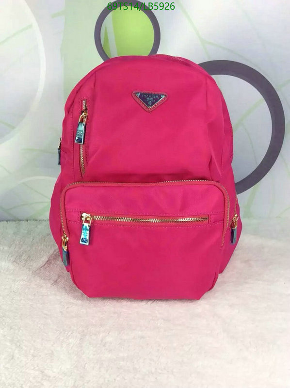 Prada Bag-(4A)-Backpack-,Code: LB5926,$: 69USD