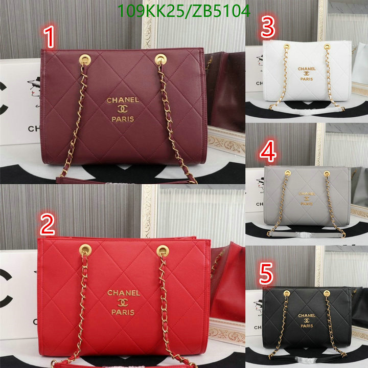 Chanel Bags ( 4A )-Handbag-,Code: ZB5104,$: 109USD