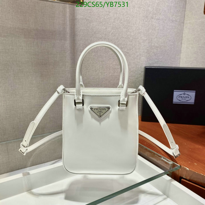 Prada Bag-(Mirror)-Diagonal-,Code: YB7531,$: 229USD